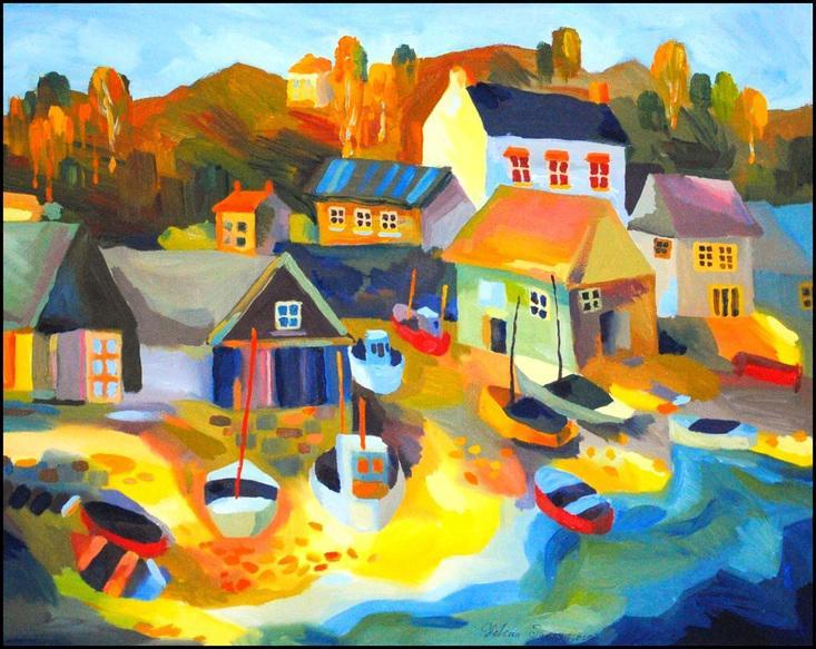 Montreal Stories - Oil painting of Montreal culture