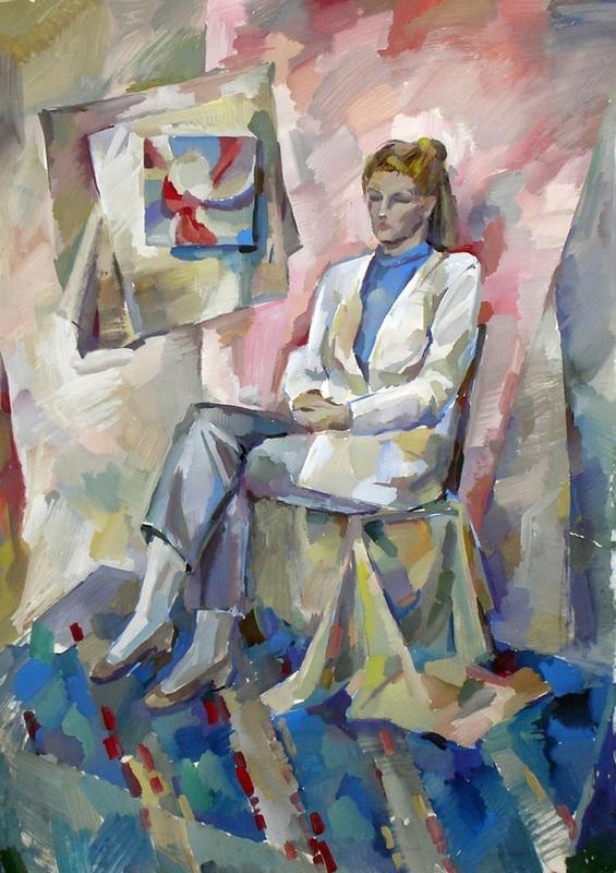 Ethereal Dreams - Abstract oil painting