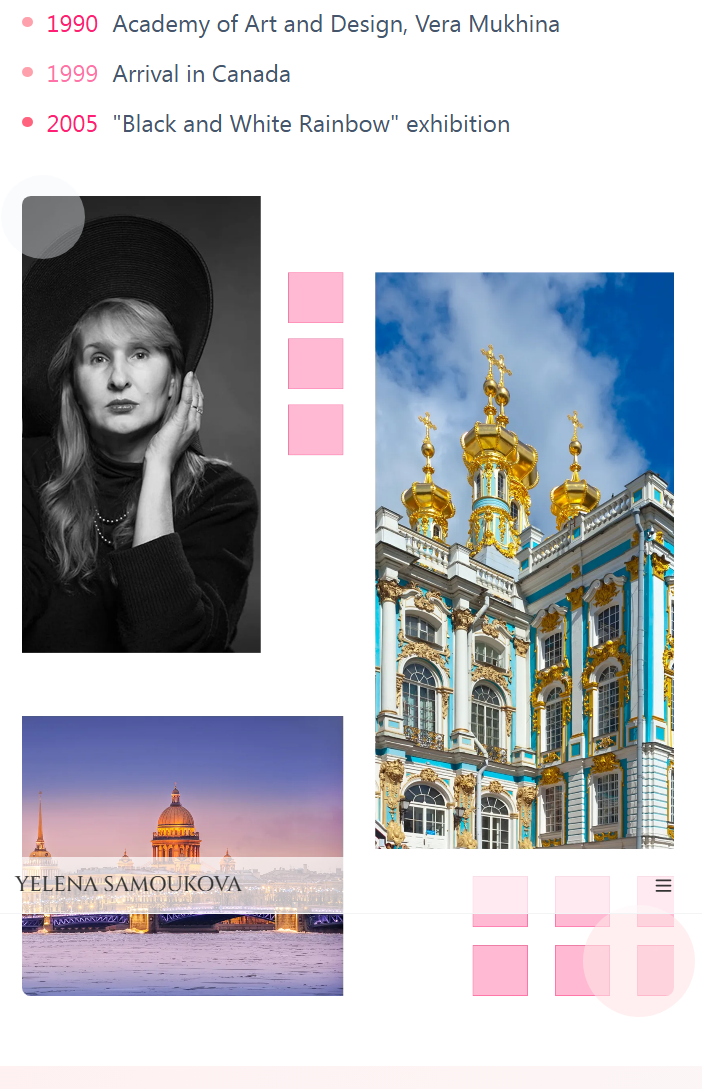 Yelena Samoukova portrait in black and white wearing an elegant black hat